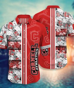 Cornell Big Red Hawaiian Aloha Shirts NCAA
