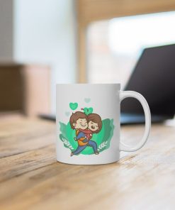 Couple Ceramic Mug For Valentines Cute Gift