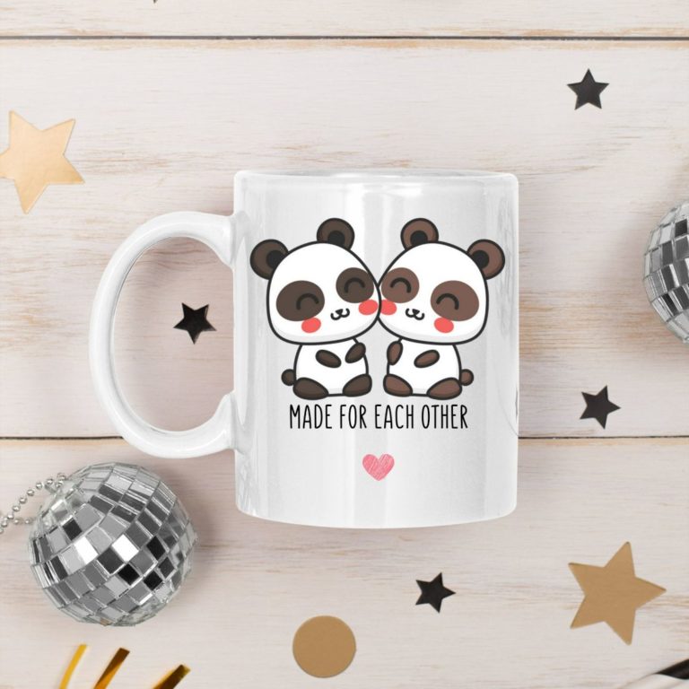 Couple Panda Valentine Ceramic Mug