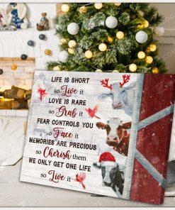 Cow Live It Wall Art Decor