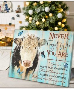 Cow Never Forget Who You Are Wall Art Decor