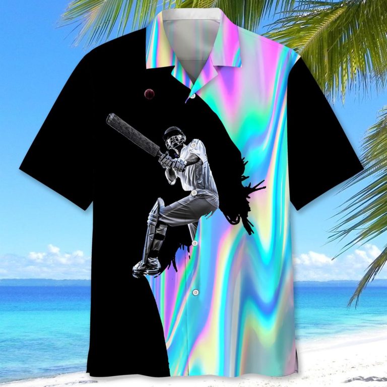 Cricket Liquid Metal Short Sleeve Button Up Shirt