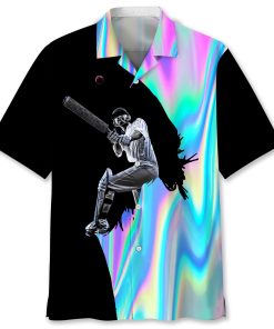 Cricket Liquid Metal Short Sleeve Button Up Shirt