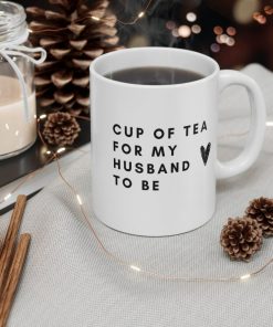 Cup Of Tea Valentines Couple With Love Mug