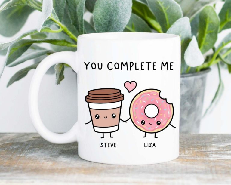Custom Coffee And Donut Mug