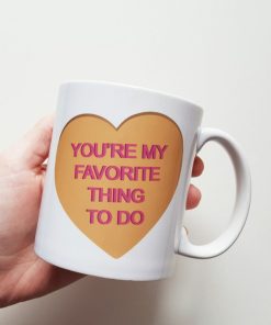 Custom Conversation Heart Coffee Ceramic Mug Custom Conversation Heart Coffee Ceramic Mug