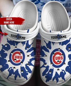 Customized Name Chicago Cubs Mlb Crocs Clog Shoes