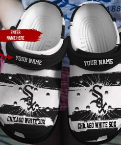 Customized Name Chicago White Sox Mlb Crocs Clog Shoes