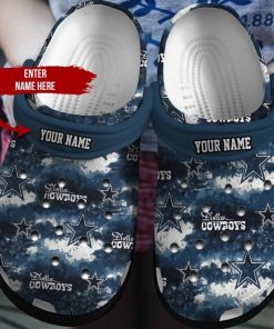 Customized Name Dallas Cowboys Nfl – N27 Crocs Clog Shoes