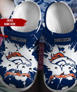 Customized Name Denver Broncos Ncaa Crocs Clog Shoes