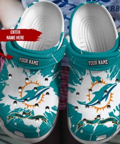 Personalized Dolphils Nfl Crocs Clog Shoes