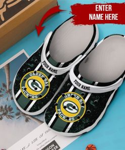 Personalized Green Bay Packers Nfl Crocs Clog Shoes
