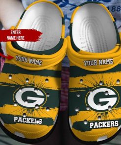 Personalized Green Bay Packers Nfl – N1 Crocs Clog Shoes