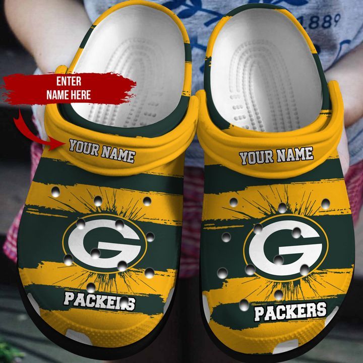 Personalized Green Bay Packers Nfl - N1 Crocs Clog Shoes ...