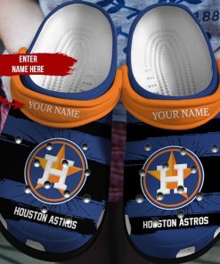 Personalized Houston Astros Mlb Crocs Clog Shoes