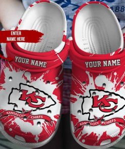 Personalized Kc Chiefs Nfl Crocs Clog Shoes