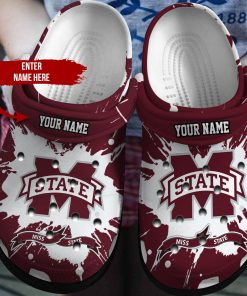 Personalized Mississippi State Ncaa Crocs Clog Shoes
