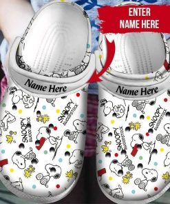 Personalized Snoopy Crocs Clog