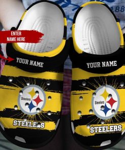 Personalized Pittsburgh Steelers Nfl – N8 Crocs Clog Shoes