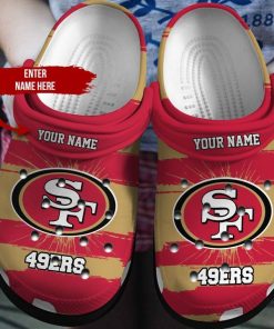 Personalized San Francisco 49ers Nfl – N4 Crocs Clog Shoes