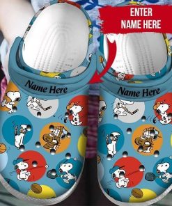 Personalized Snoopy Comics Crocs Clog Shoes