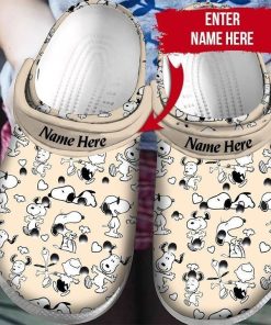 Personalized Snoopy Gifts Crocs Clog Shoes