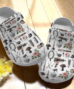 Cute Hairdresser Shoes Crocbland Clog Gifts For Woman Haircut- Crocs Shoes