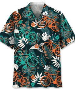 Cycling Color Tropical Hawaiian Shirt