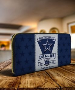 Dallas Cowboys Custom Name Zippy Long Wallets Dallas Cowboys Custom Name Zippy Long Wallets