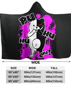 Danganronpa Hooded Blanket – Flannel Warm Blanket Danganronpa Hooded Blanket – Flannel Warm Blanket