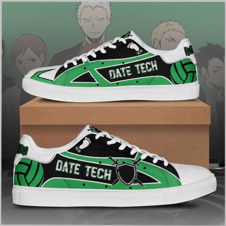 Date Tech High Haikyuu Low top Leather Stan Smith Sneaker, Casual Shoes