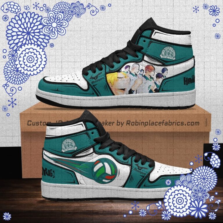Date Tech High Libero Shoes Custom Haikyuu Anime Boot Sneakers