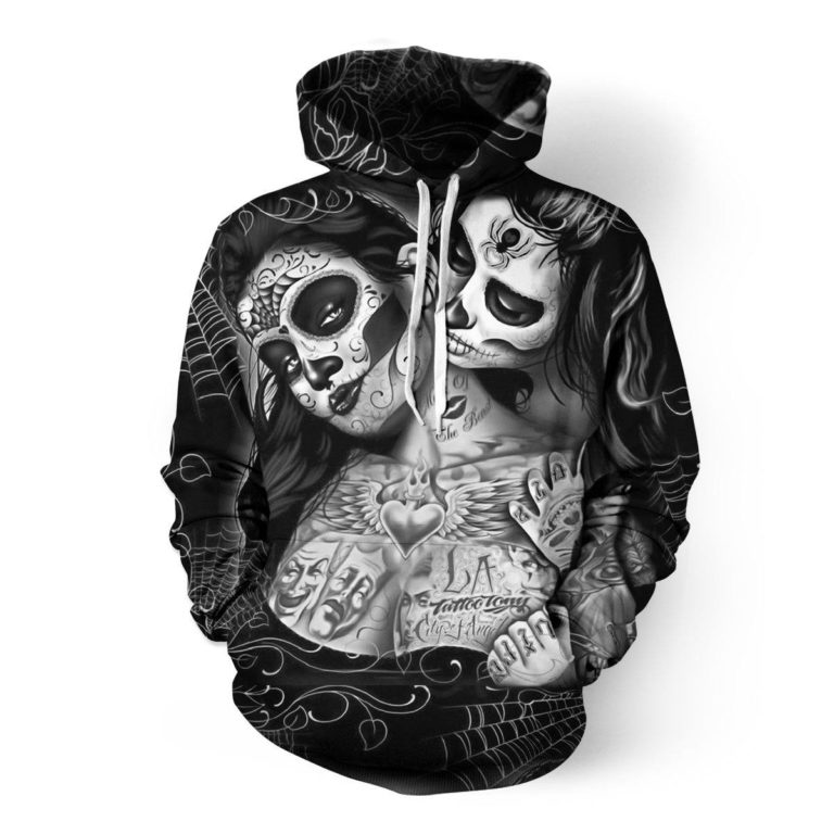 Day Of The Dead Girls 3D Hoodie