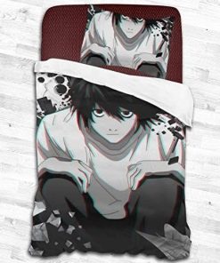 Death Note Bed Set Lawliet Anime Bedding Death Note Bed Set Lawliet Anime Bedding