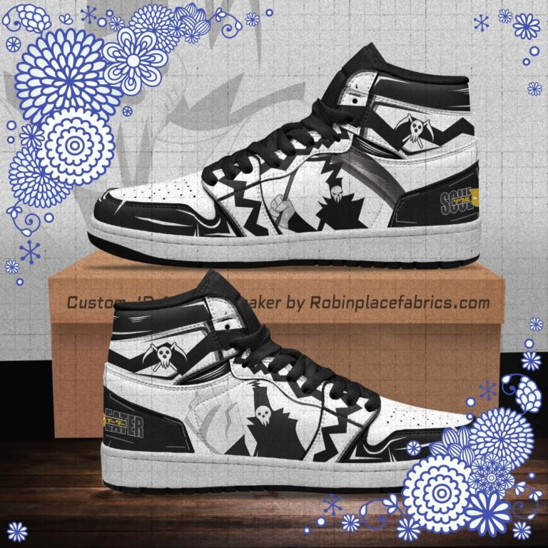 Death Shoes Soul Eater Boot Sneakers Custom Anime