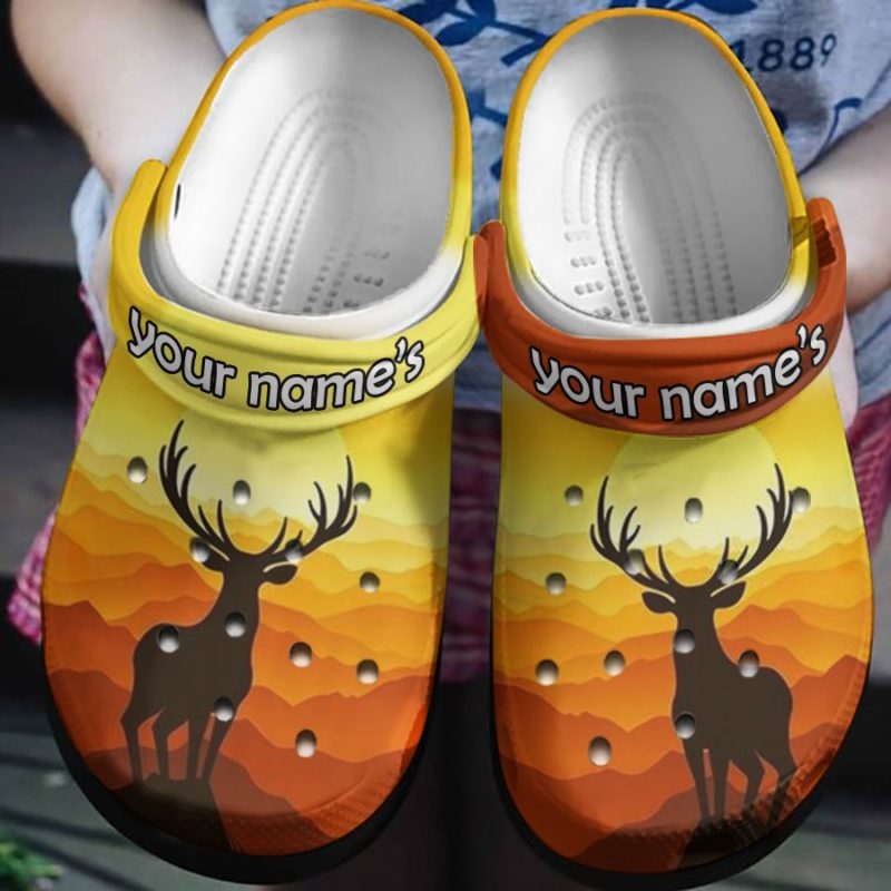 Deer Walk Around The Forest Shoes Crocbland Clog Birthday Gifts For Man ...