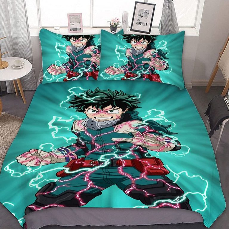 Deku Midoriya Izuku Costume Beta My Hero Academia Bed Set Otaku Bedding ...