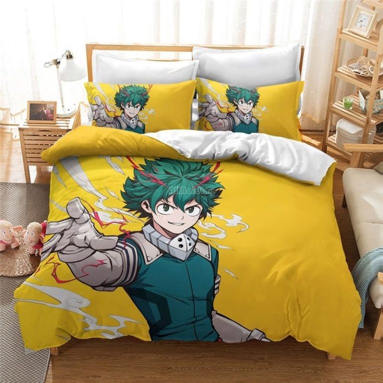 Deku Midoriya Izuku Costume Gamma My Hero Academia Bed Set Custom Anime ...