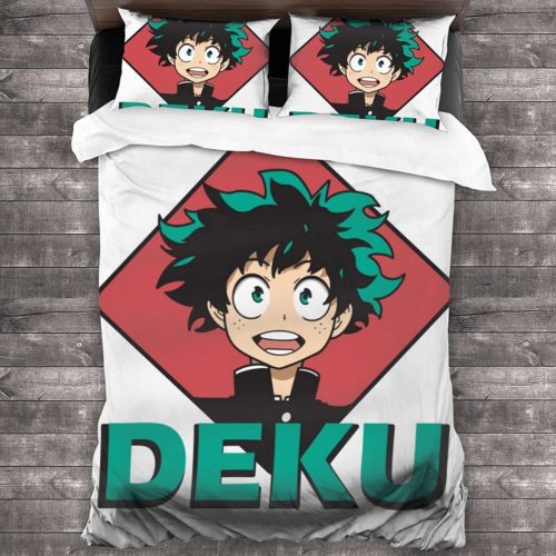 Deku Midoriya Izuku My Hero Academia Bed Set Cute Bedding ...