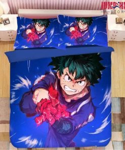 Demon Slayer Bed Set Romantic Kimetsu No Yaiba Anime Bedding