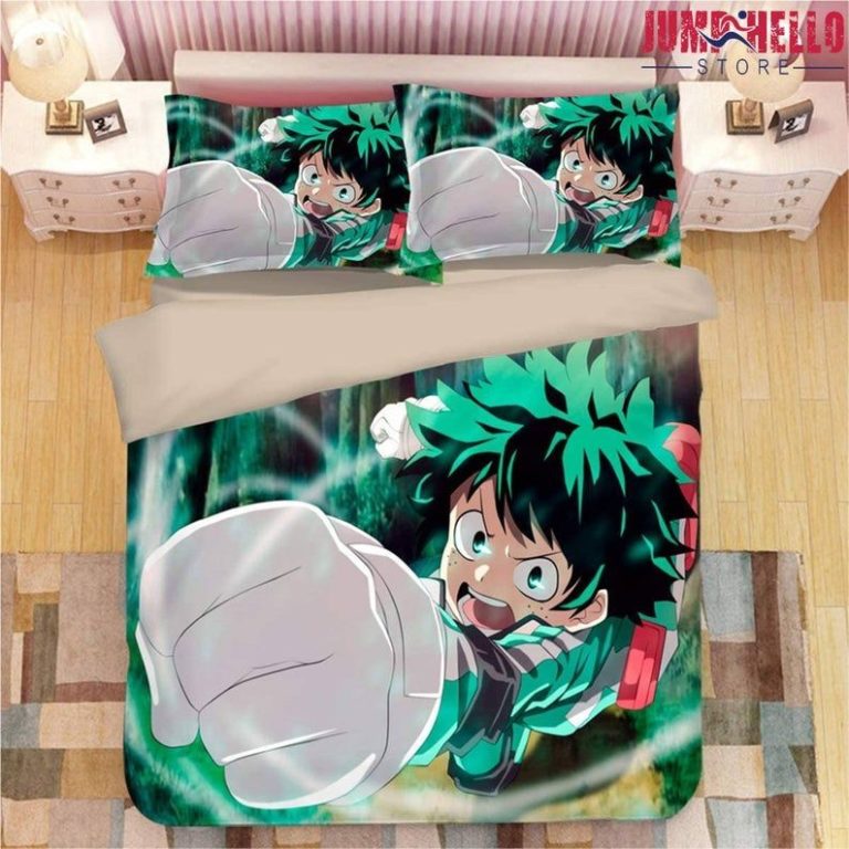 Deku One For All My Hero Academia Bedding Custom Anime Bed Set
