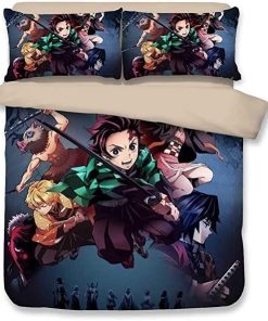 Demon Slayer Corps Bed Set Anime Bedding