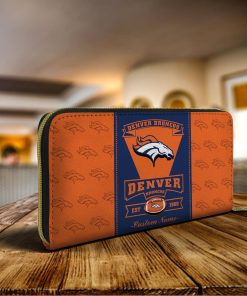 Denver Broncos Custom Name Zippy Long Wallets Denver Broncos Custom Name Zippy Long Wallets