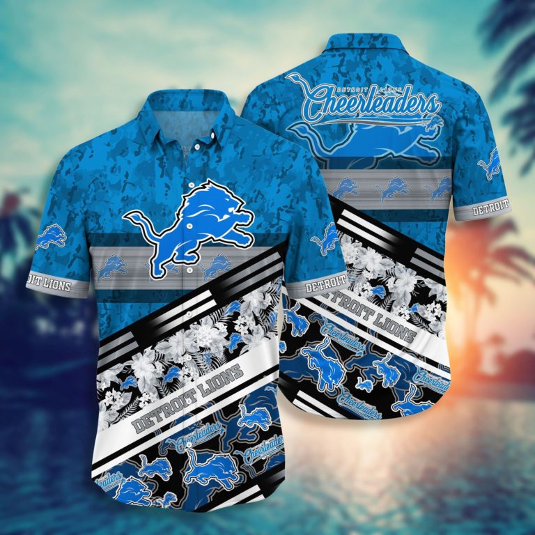 Detroit Lions NFL Hawaiian Aloha Shirts NFL