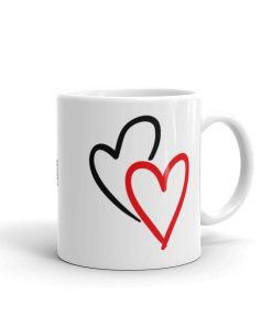 Double Heart Couple In Love Coffee Mug