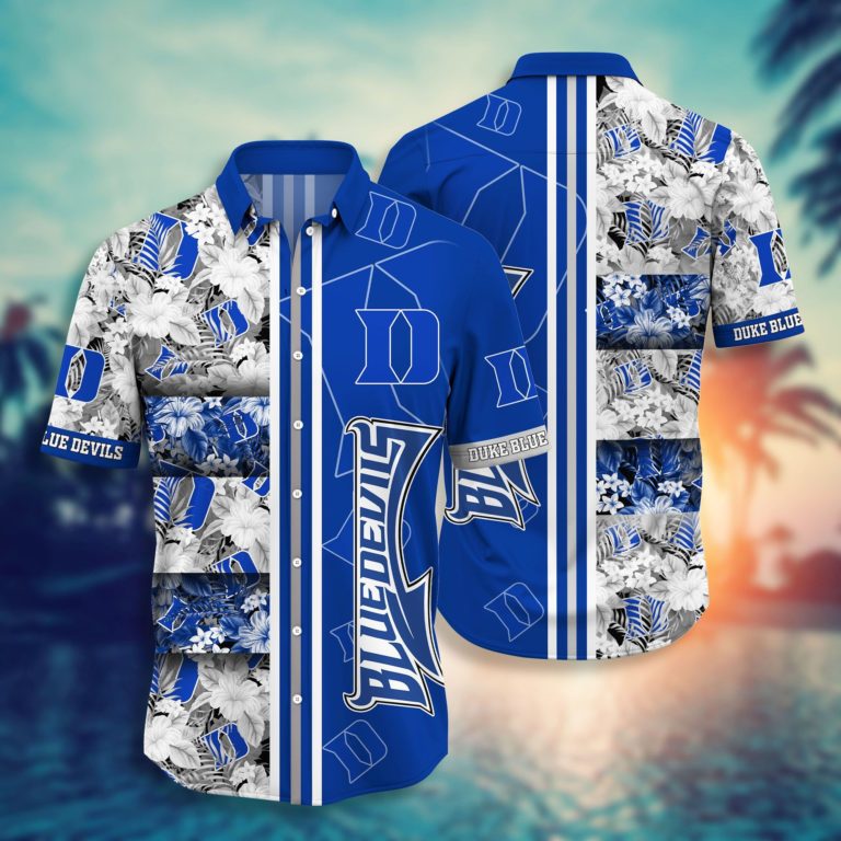 Duke Blue Devils Hawaiian Aloha Shirts NCAA