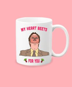 Dwight Schrute My Hearts Beets For You Ceramic Mug