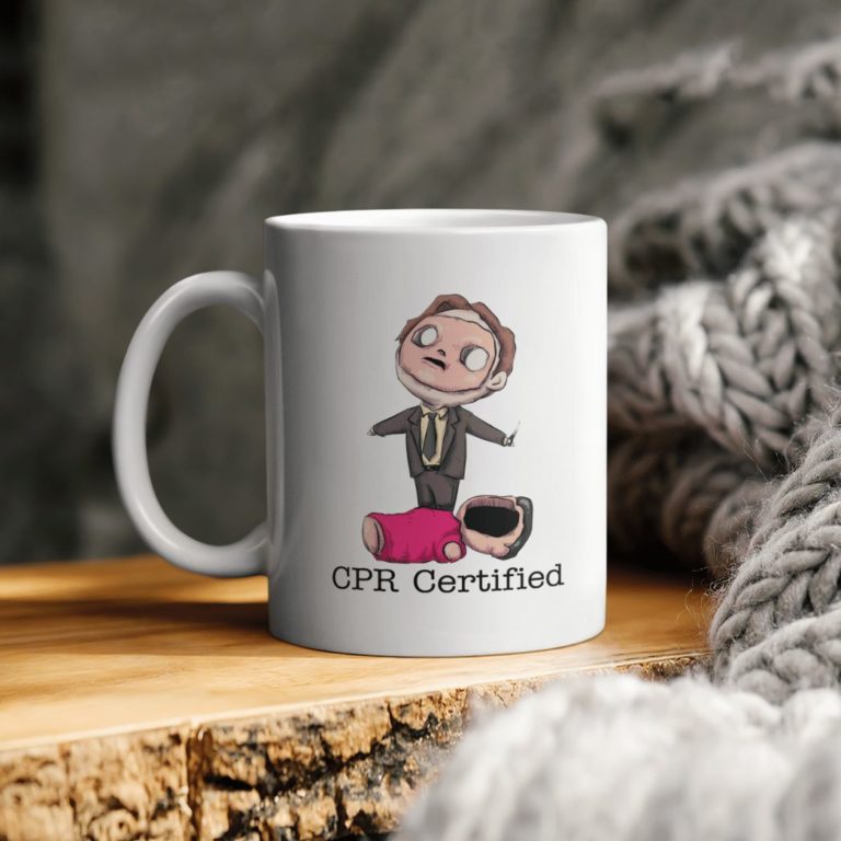 Dwight The Office Cpr Certified Ceramic Mug