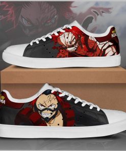 Eijiro Kirishima My Hero Academia Low top Leather Stan Smith Sneaker, Casual Shoes
