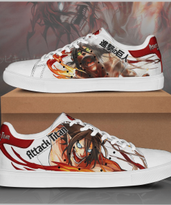 Eren Titan Skate Low top Leather Stan Smith Sneaker, Casual Shoes